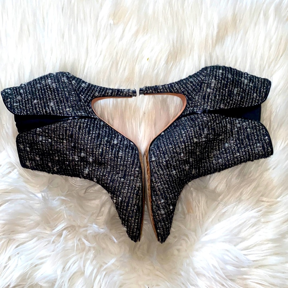 Jean-Michel Cazabat Tweed Metallic booties
